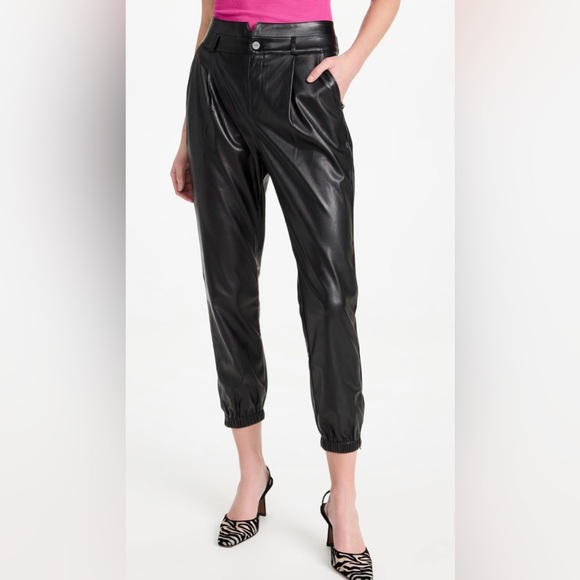 NWOT Paige High Rise Pleated Mayslie Joggers Size 2 - Picture 2 of 16